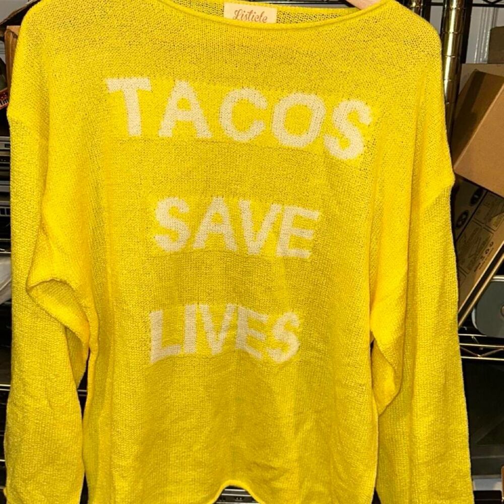 Listicle Women's Yellow Jumper